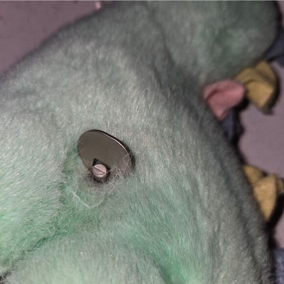 Vintage Eden Dinosaur Plush Musical Head Moves Pastel Green Working Conditions - Picture 13 of 16